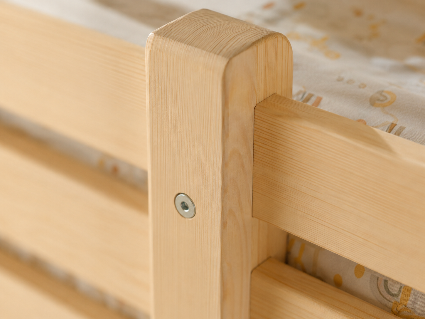 Lit superposé en bois avec toits façon cabane 90x190 – Lit Lucioles