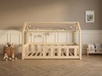 Lit cabane en bois en forme de maison 90x190 – Lit Cocon