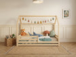Lit cabane en bois ras du sol style Montessori 90x190 – Lit Petit Nid