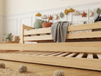 Lit simple en bois au design épuré 90x190 – Lit Horizon
